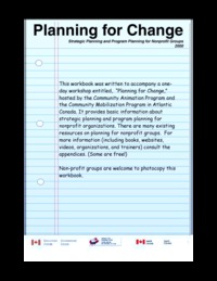 Planning for change : strategic planning and program planning for nonprofit groups,             Winter 00