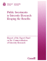 Public investments in university research : reaping the benefits