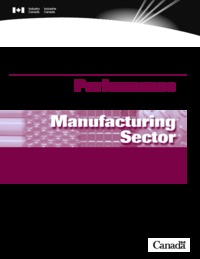 Performance of Canada's manufacturing sector