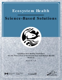 Canadian soil quality guidelines for the protection of environmental and human health : Benzene