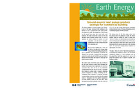 Earth energy, case study : ground-source heat pumps produce savings for commercial building