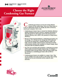 Choose the right condensing gas furnace