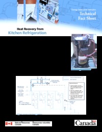 Heat recovery from kitchen refrigeration