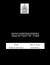 Cannabis : our position for a Canadian public policy : report of the Senate Special Committe on Illegal Drugs : summary report