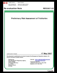 Preliminary risk assessment of trichlorfon