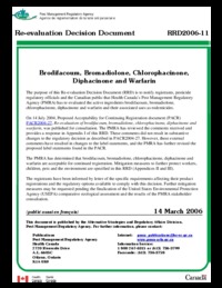 Brodifacoum, bromadiolone, chlorophacinone, diphacinone and warfarin