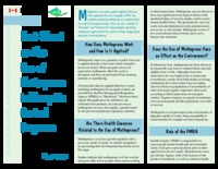 Fact sheet on the use of methoprene in mosquito control programs