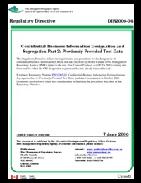 Confidential business information designation and segregation