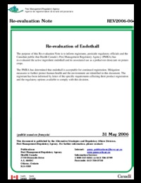 Re-evaluation of endothall