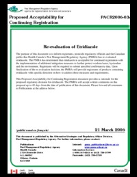 Re-evaluation of etridiazole