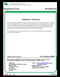 Anhydrous ammonia