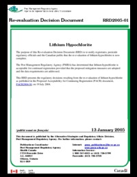Lithium hypochlorite