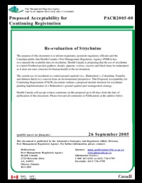 Re-evaluation of strychnine