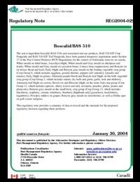 Boscalid/BAS 510