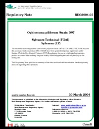 Ophiostoma piliferum Strain D97 Sylvanex Technical (TGAI) Sylvanex (EP)