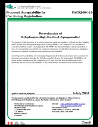 Re-evaluation of 2-(hydroxymethyl)-2-nitro-1,3-propanediol