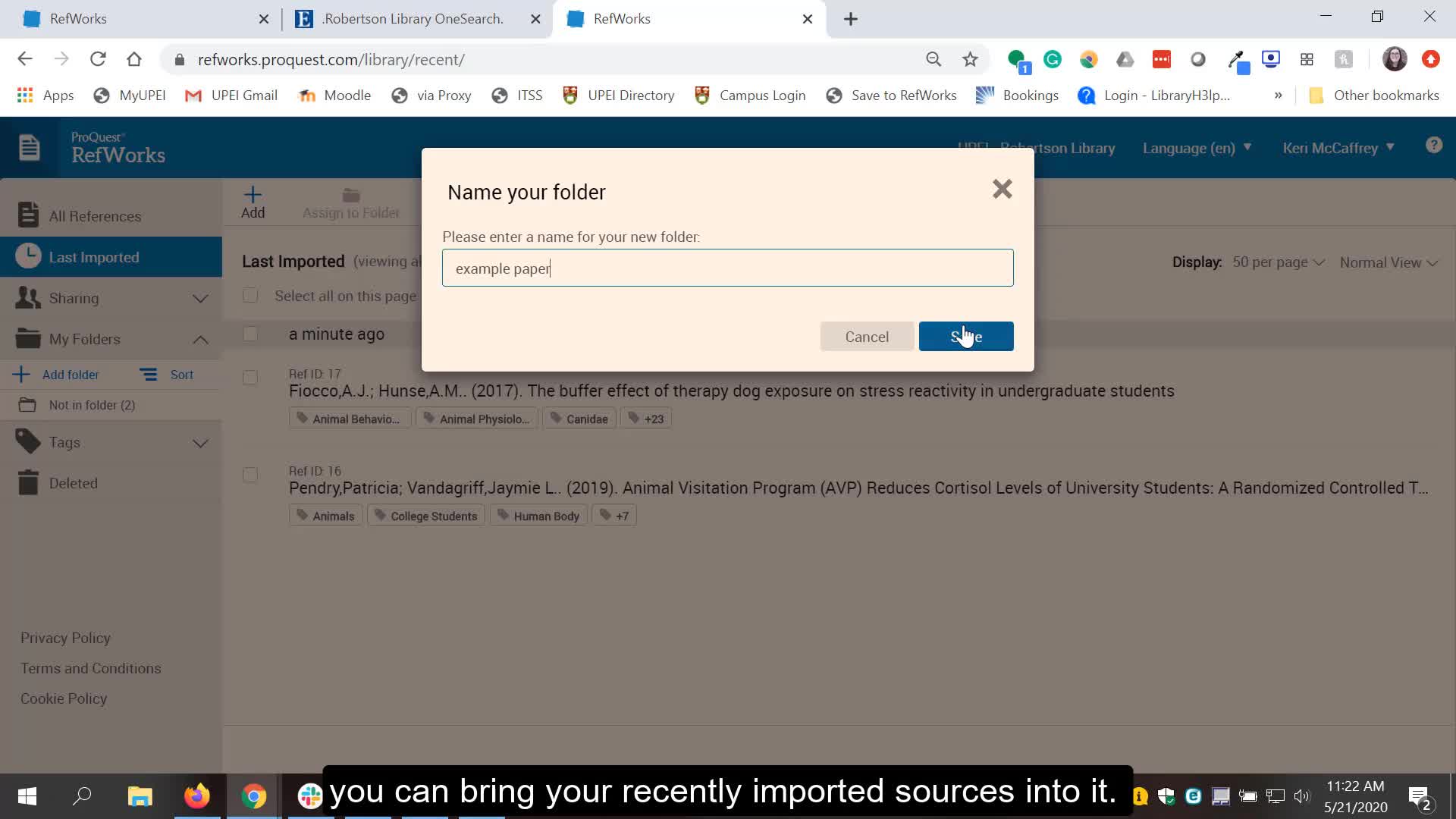 RefWorks: The Basics