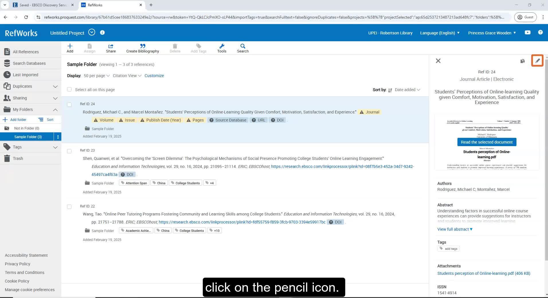 RefWorks: The Basics